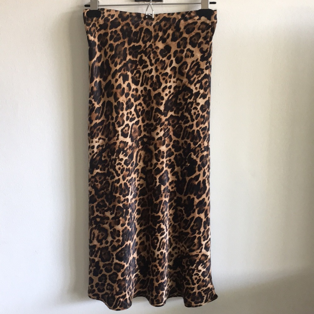 Cheetah print skirt